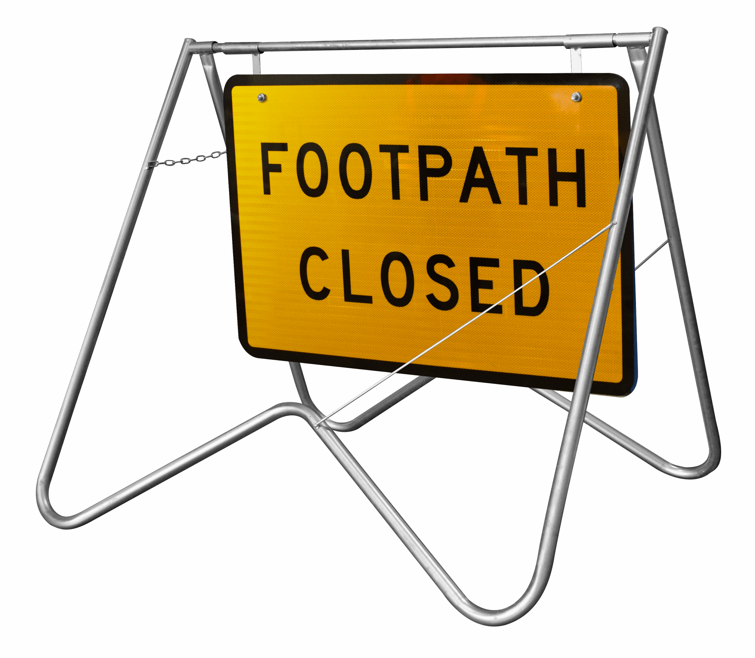 SWING STAND_SIGN_Footpath closed