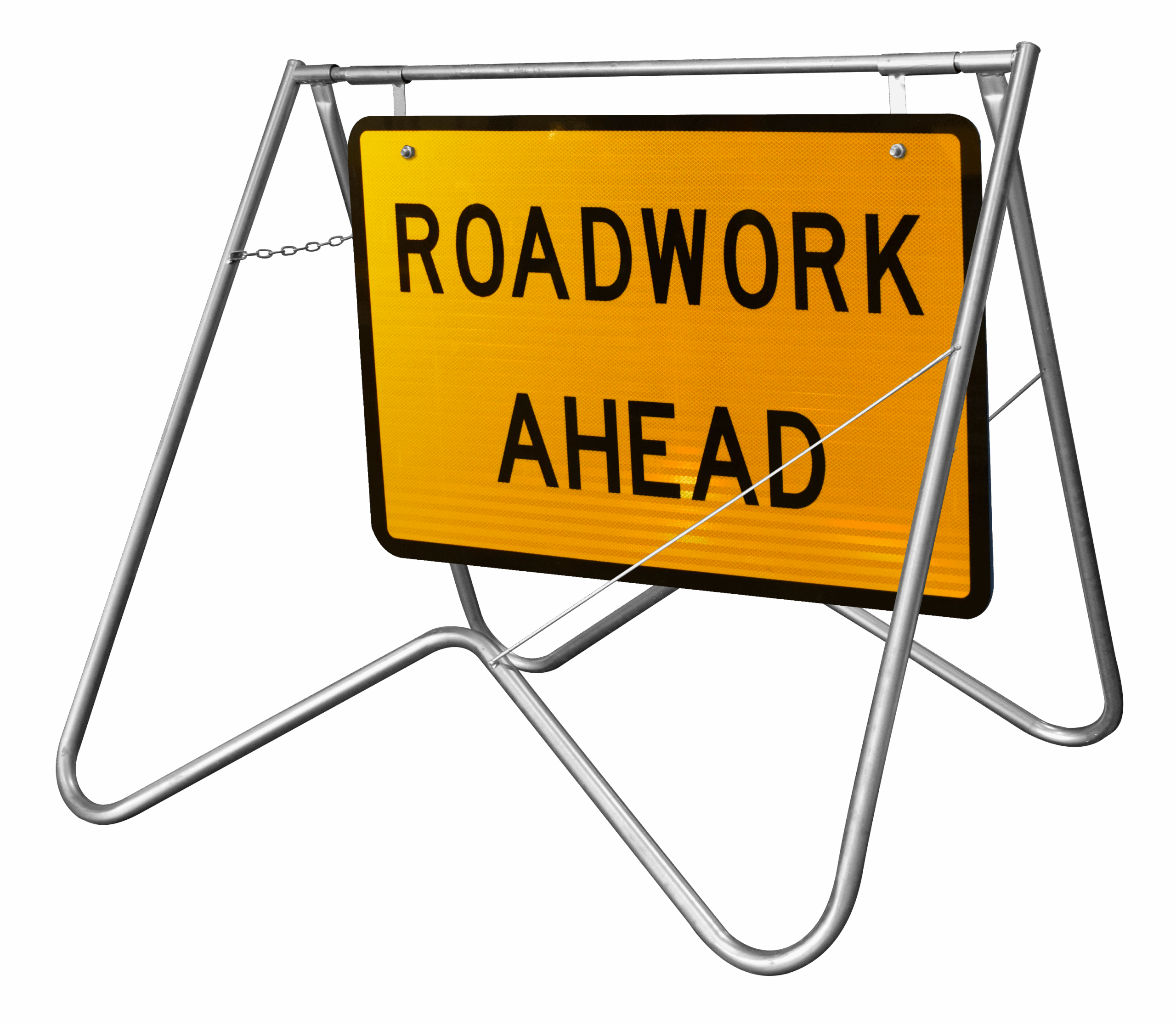 SWING STAND_SIGN_Roadwork ahead